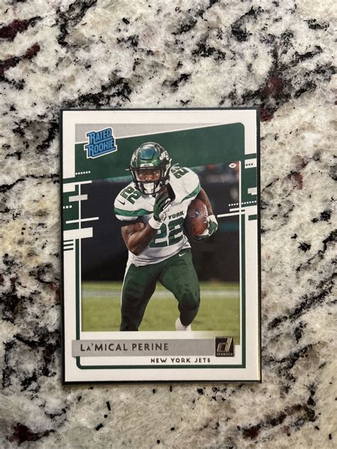 2020 Donruss Lamical Perine Rated Rookie RC New York Jets 340 EBay