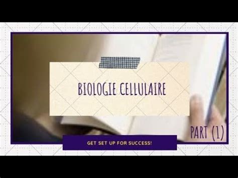 Biologie Cellulaire Chapitre1 L1 Snv Partie N1 YouTube