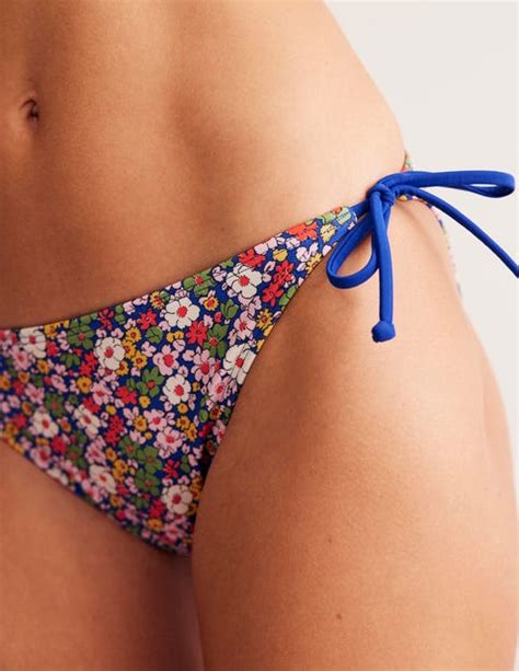 Symi String Bikini Bottoms Multi Botanical Bud Boden UK