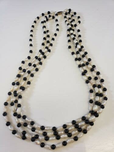 Vintage Freshwater Pearls Multi Strand Gem