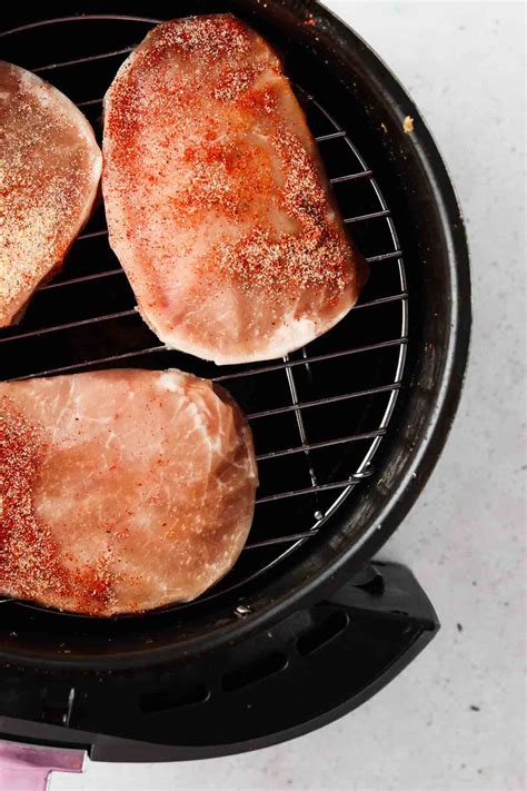 Easy Frozen Pork Chops In The Air Fryer Allianna S Kitchen