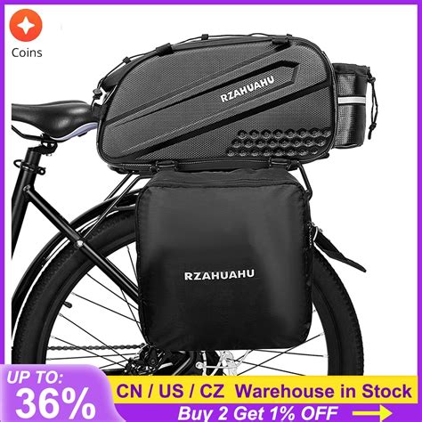 Lixada 3 In 1 Bike Rack Bag Trunk Bag Waterproof Bicycle Rear Seat Bag