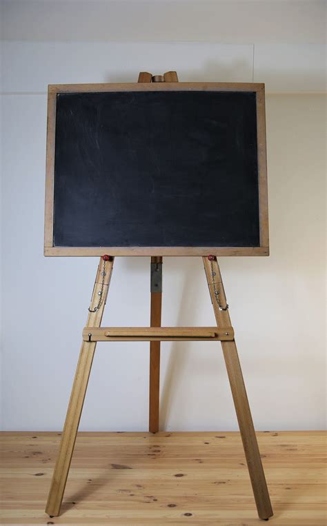 Vintage Rustic Wooden Chalkboard Easel Wedding Easel Old Etsy