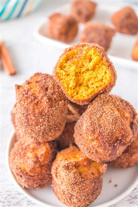 Air Fryer Pumpkin Doughnut Holes Air Fryer Fanatics