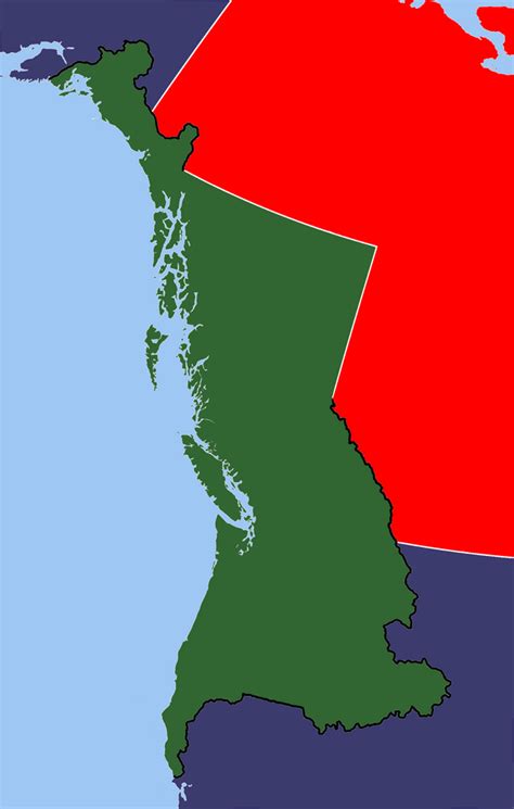 Map of Cascadia : r/Cascadia