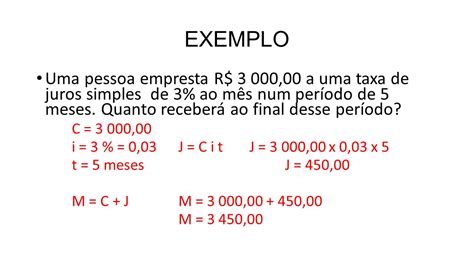 Exemplos De Juros Simples E Composto Novo Exemplo