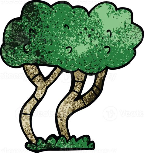 Cartoon Doodle Tree 42549932 Png