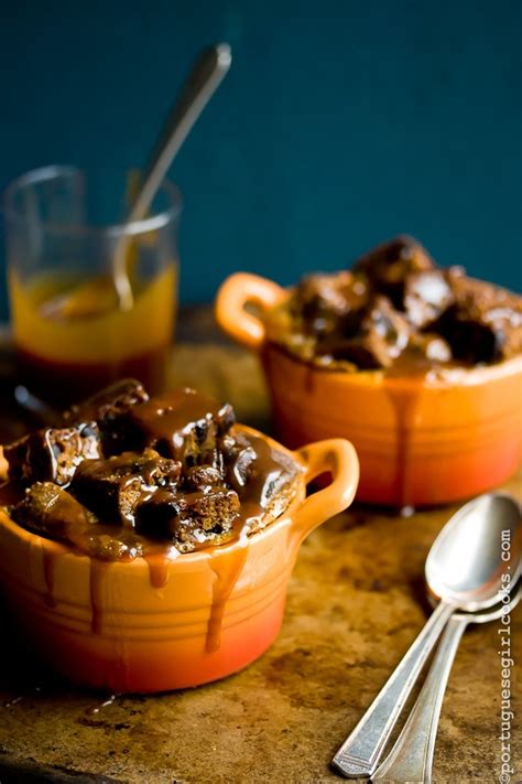 Dark Chocolate Espresso Pumpkin Bread Pudding With Salted Caramel Sauce Pumpkin Bread Pudding