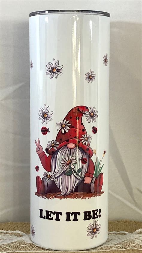 Gnome Oz Skinny Tumbler Stainless Steel Tumbler Mug Let Etsy