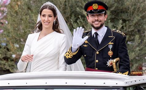 Boda De Hussein Y Rajwa De Jordania Del Reencuentro De Los Reyes Juan