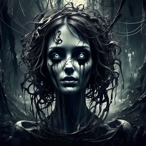 Mysterious Follower of Pandora Abstract Horror Art | MUSE AI