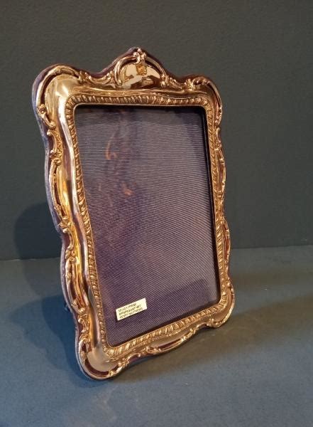 Large Edwardian Period Silver Shaped Photo Frame Sturmans Antiques