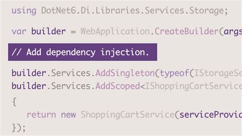 Github Linkedinlearning Asp Net Core In Dotnet Dependency Injection