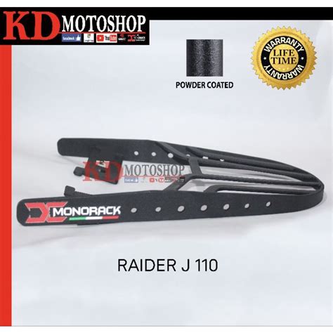 Suzuki Raider J 110 DC Monorack Bracket Shopee Philippines