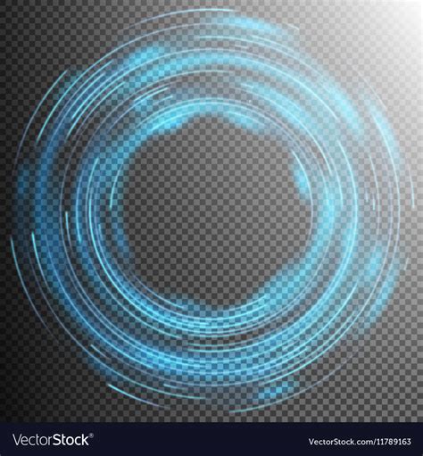 Blue light effects eps 10 Royalty Free Vector Image