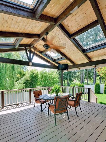 Top 40 best deck roof ideas covered backyard space designs – Artofit