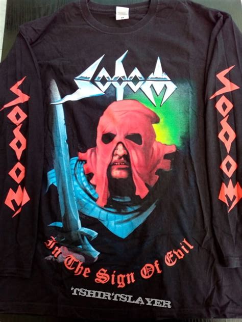 Sodom In The Sigh Of Evil Longsleeve Tshirtslayer Tshirt And