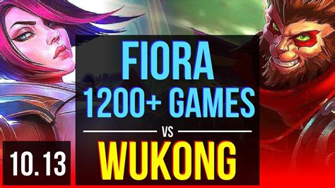 Fiora Vs Wukong Top 2 0m Mastery Points 1200 Games 2 Early Solo