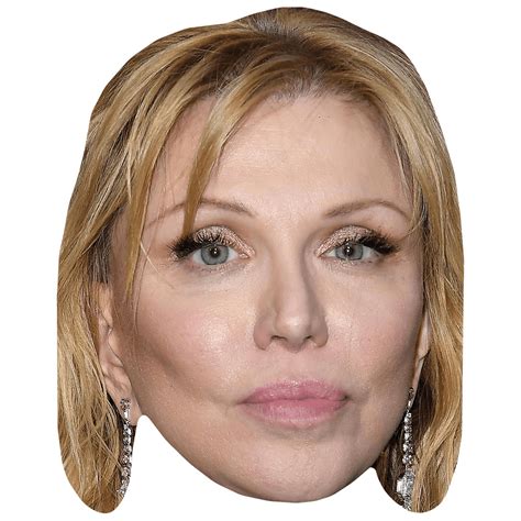 Courtney Love Make Up Mask Celebrity Cutouts