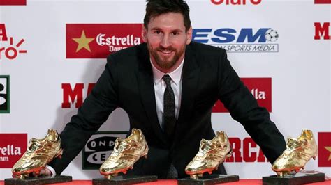 Messi receives 4th Golden Shoe as Europe’s top scorer - Al Arabiya English