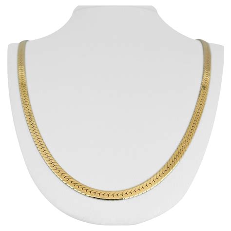 Iconic Designer Ed Wiener Heavy 18 Karat Gold Abstract Link Chain