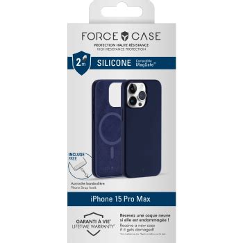 Coque Silicone Navy Force Case Magsafe Pour Iphone Pro Max Sfr