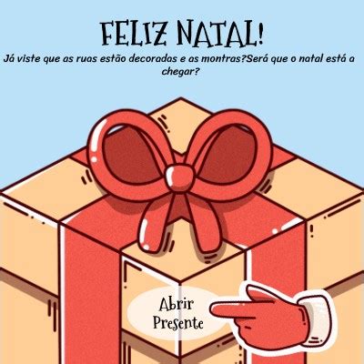 O natal está a chegar