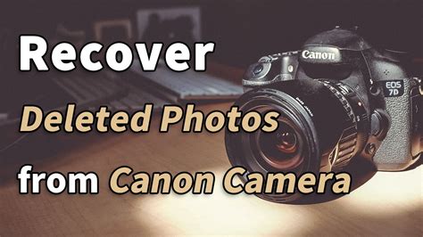 How To Recover Deleted Videos Photos From Canon Camera SD Card Canon