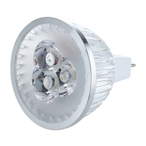 Mr16 Led Spot Light Bulb 3 White Light 6500k 6w Dc 12v Ac K6v2 Ebay