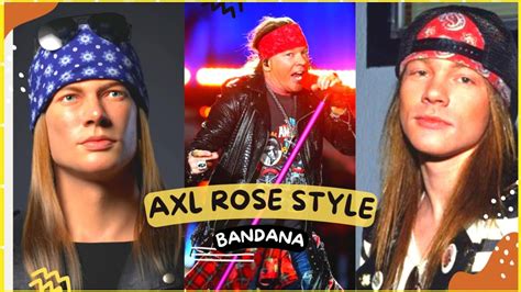 How To Fold A Bandana Like Axl Rose Youtube