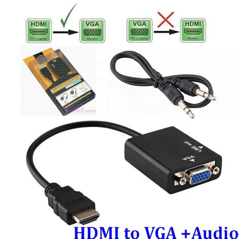 Adaptateur Vga Vers Hdmi Avec Audio