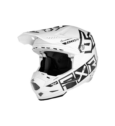 Casque Fxr D Blanc Noir Fxr Protecrider Distribution