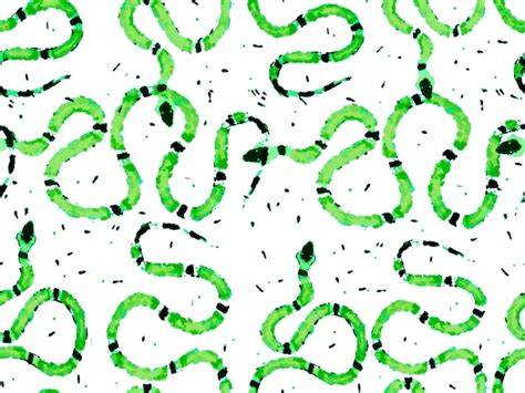 Premium Photo Snake Seamless Pattern