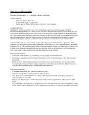 Mock Interview Reflection Docx Mock Interview Reflection Paper Due