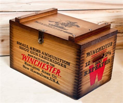 Winchester Ammunition Box Old Ammo Box Wooden Ammo Box Ammo Wooden