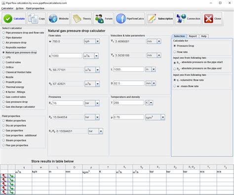 Natural Gas Pipe Diameter Flow Rate And Pressure Drop Calculator