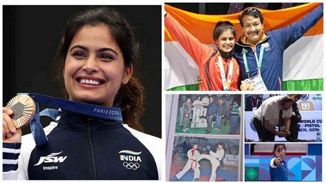 Manu Bhaker Wins Bronze In Air Pistol Becomes First Indian Woman