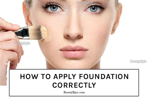 How To Apply Foundation On Face Step By Step Guide