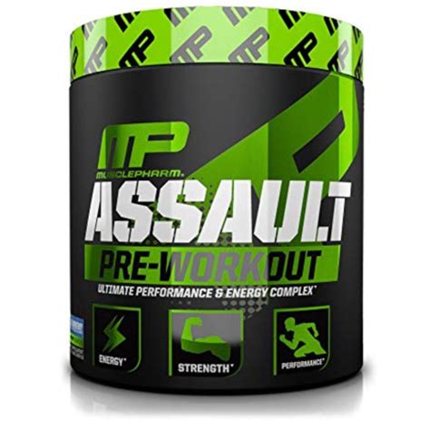 Pré treino Assault MusclePharm 30 doses Submarino