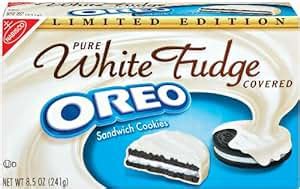 Amazon Oreo White Fudge Covered Chocolate Sandwich Cookies