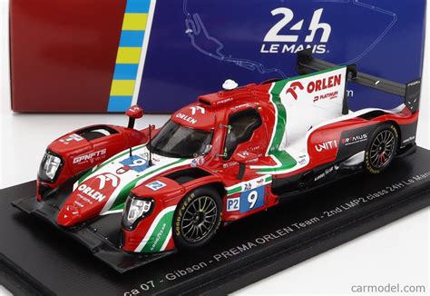 Spark Model S8618 Scale 143 Oreca Gibson 07 Gk428 42l V8 Team Prema Orlen N 9 2nd Lmp2 Class