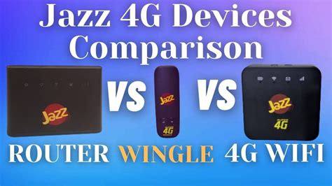 Jazz G Wingle Vs G Wifi Vs G Router Jazz G Devices Comparison