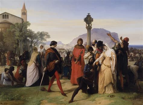 Francesco Hayez I Vespri Siciliani Galleria Nazionale D Arte Moderna