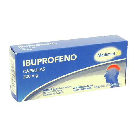 Ibuprofeno Medimart Mg C Psulas Walmart