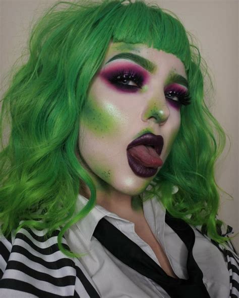 15 maquillajes de Halloween de última hora Beetlejuice makeup