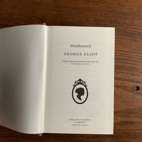 Middlemarch By George Eliot Penguin Classics Clothbound Edition 20