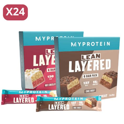 Myprotein Lean Layered Protein Bars 24x40g