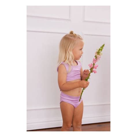 Bonjour Smocked Bikini Purple Smallable
