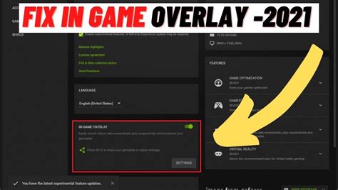 How To Fix Geforce Experience In Game Overlay Not Working Youtube