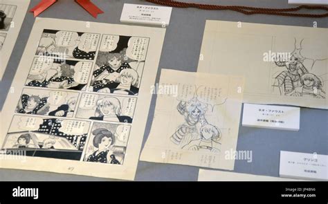 KOBE Japan Legendary Cartoonist Osamu Tezuka S Draft Drawings R